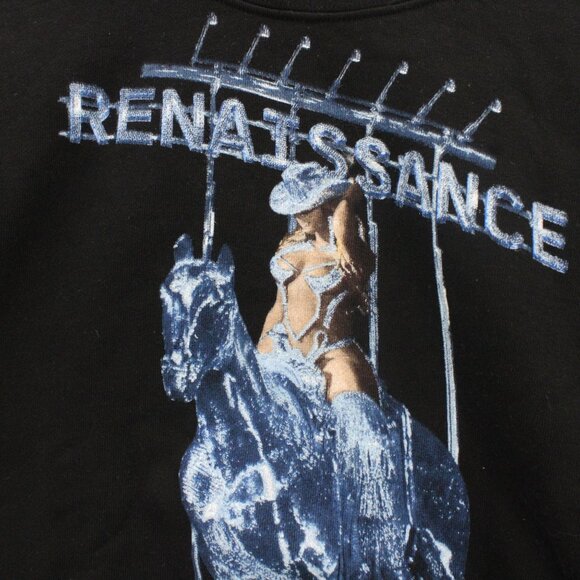 Beyonce Sweatshirt Unisex Large L Black Pullover Renaissance World Tour Concert - Picture 5 of 11